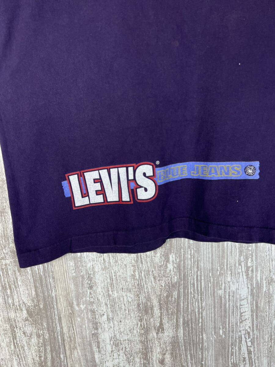 両面プリント　古着　リーバイス　90s USA Tシャツ　BlueJeans