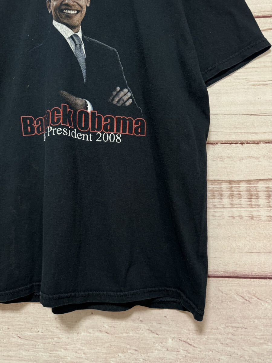 00s 古着　Tシャツ　人物　オバマ前大統領　BarackObama