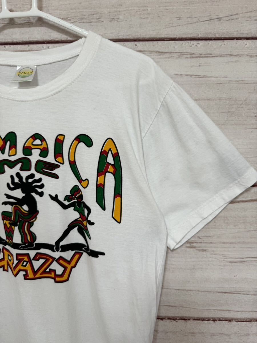 古着　Tシャツ　Divi JamaicaMeCrazy ジャマイカ_画像2