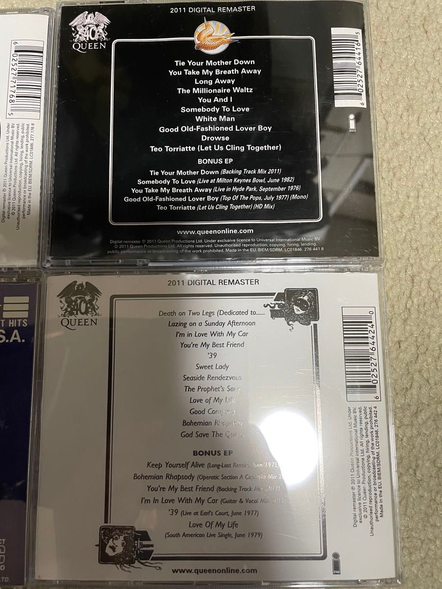 Queen CD セット　クイーン　フレディーマーキュリー　GREAT HITS USA 【アメリカ限定】