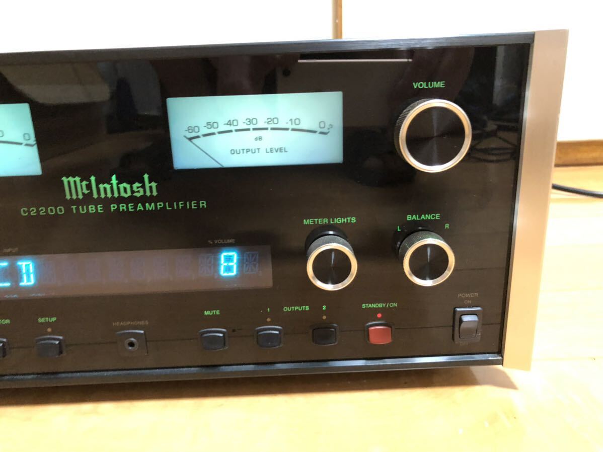 McIntosh プリメインアンプ マッキントッシュ C2200元箱付属_画像3