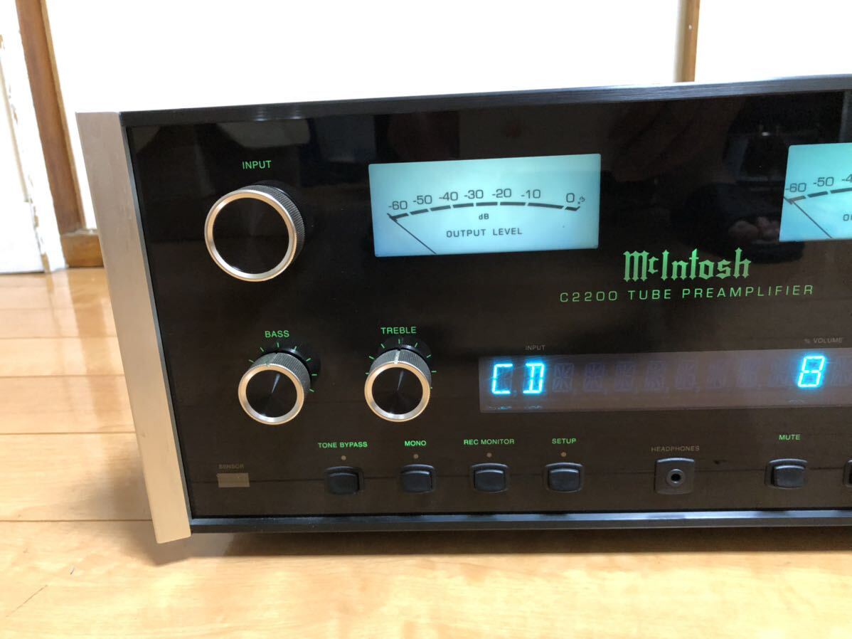 McIntosh プリメインアンプ マッキントッシュ C2200元箱付属_画像4