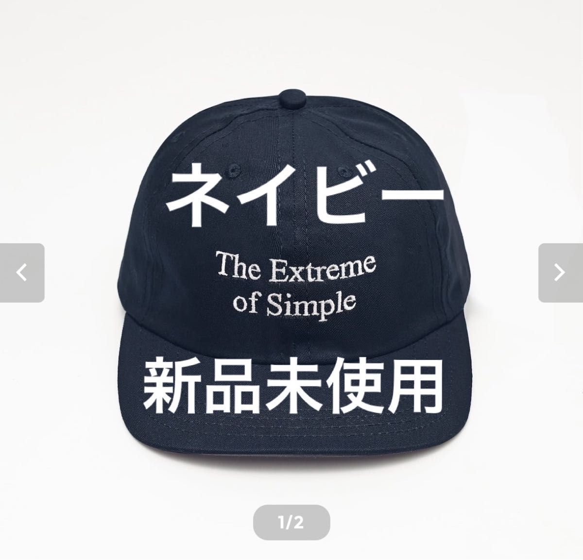 ennoy エンノイ　COTTON CAP (NAVY) キャップ