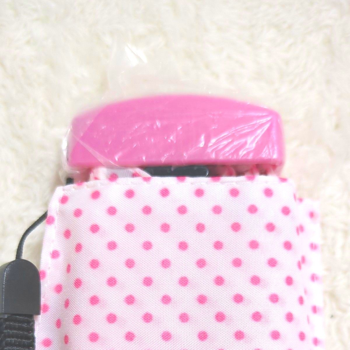 【新品・未使用】ウォーターフロント　折りたたみ傘　ピンク　軽量　薄型