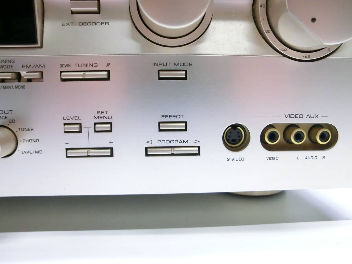 音響祭 ヤマハ AVアンプ DSP-R995 オーディオ機器 簡易作動確認済 自宅保管品 YAMAHA NATURAL SOUND AV AMPLIFIERの画像7