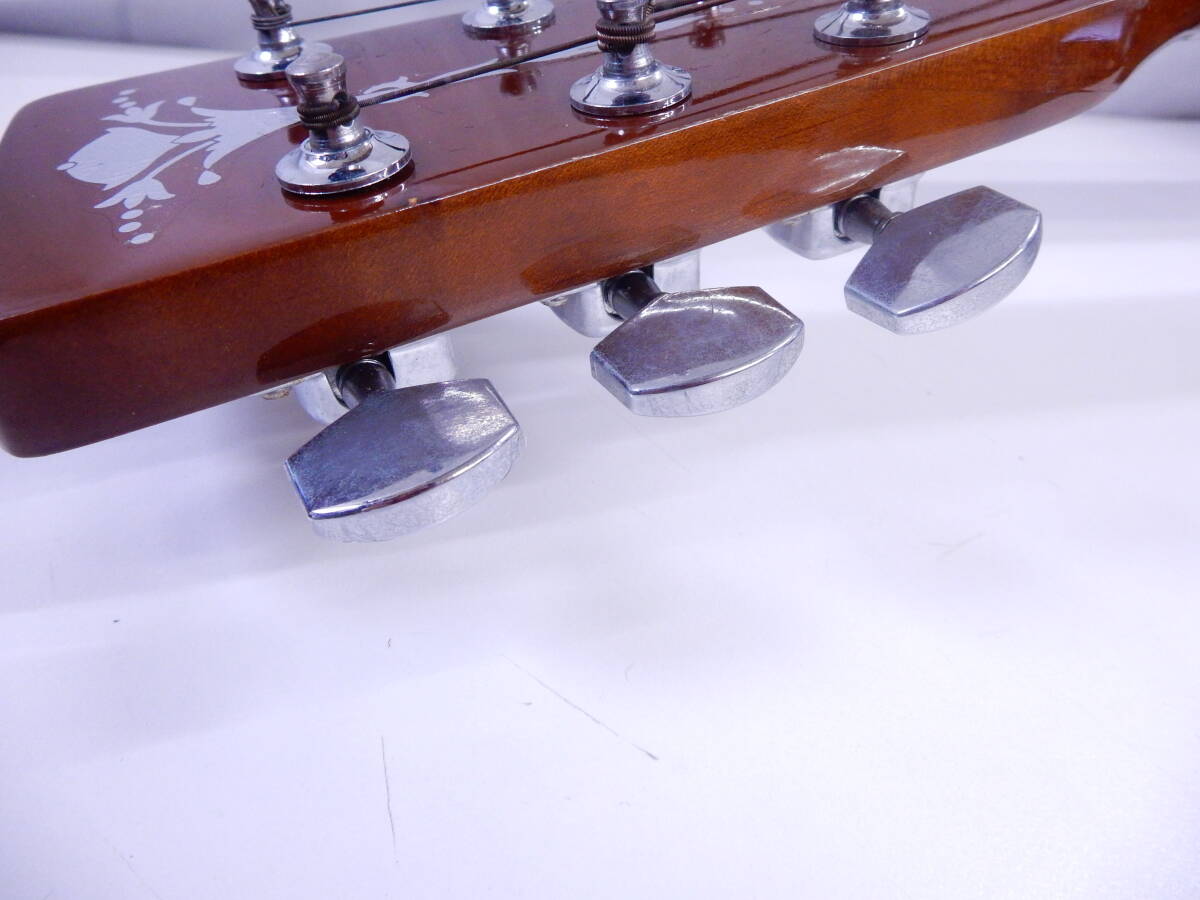 【再出品】楽器祭 マスタークラフト アコースティックギター No.180 ソフトケース付 ギター アコギ 弦楽器 長期保管品の画像6
