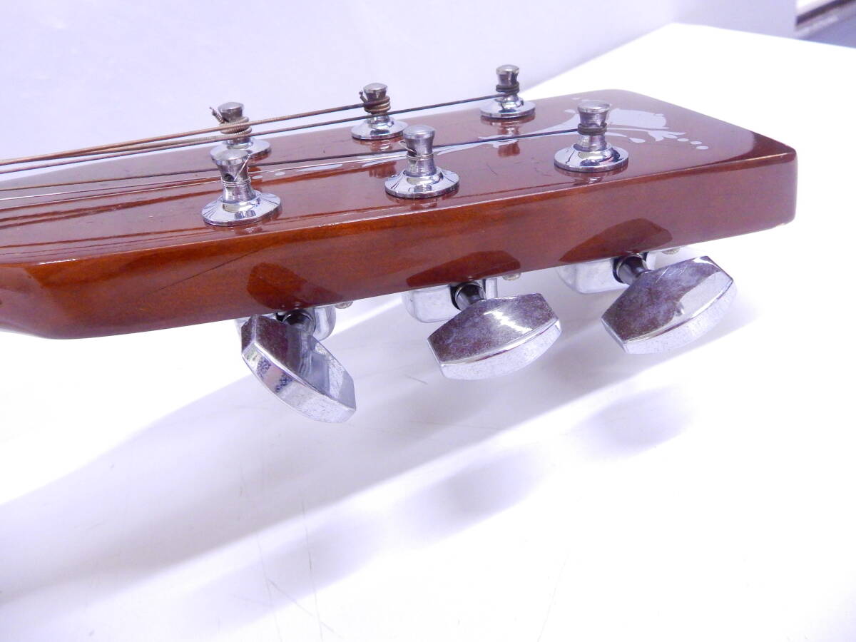 【再出品】楽器祭 マスタークラフト アコースティックギター No.180 ソフトケース付 ギター アコギ 弦楽器 長期保管品の画像7