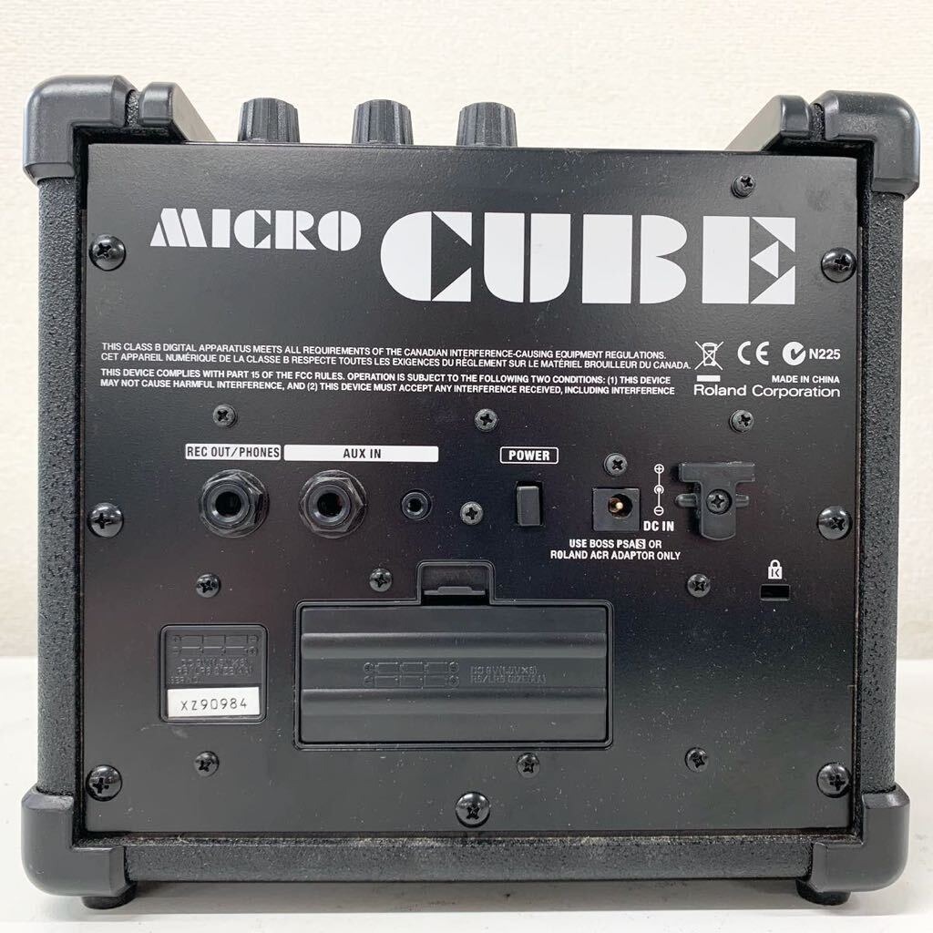 【Ha-1】 Roland MICRO CUBE M-CUBE ギターアンプ ローランド マイクロキューブ 音出し確認済み 箱付き 使用感あり 1599-53_画像5