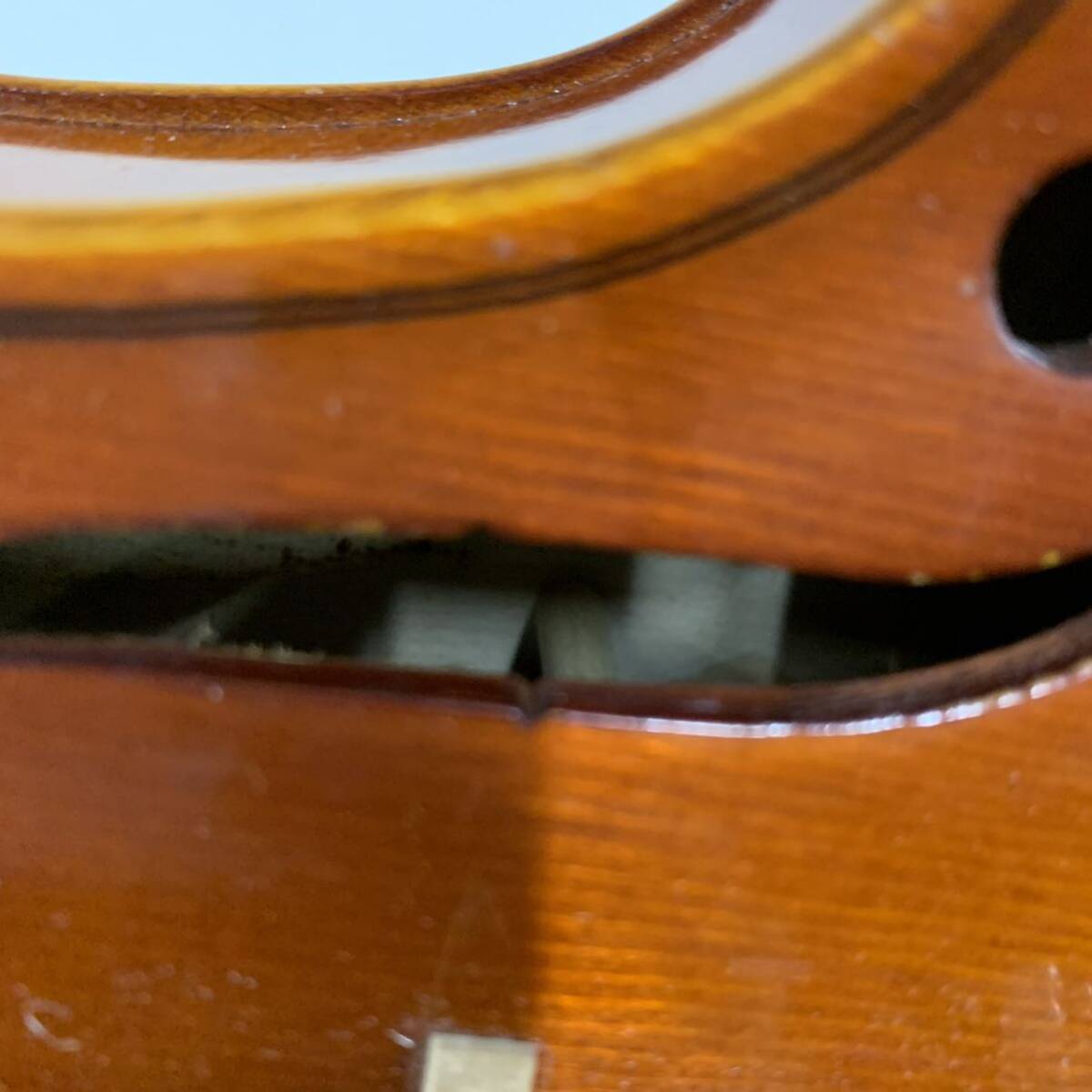 【P-1】 Suzuki No.200 バイオリン 弓欠品 キズあり 汚れあり スズキ 中古品 1599-41の画像9