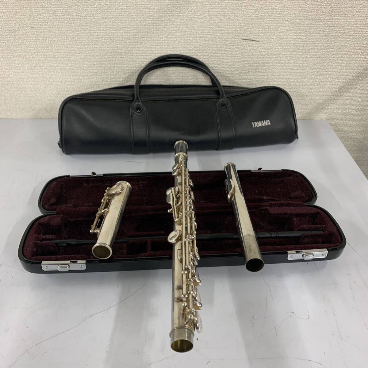 【R-3】 Yamaha 211 フルート 汚れあり 変色 ヤマハ 中古品 1640-51_画像1