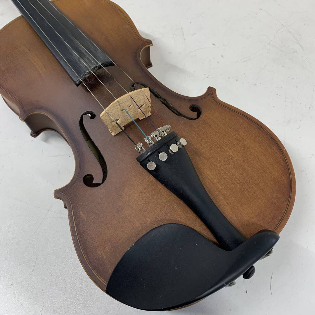 【P-2】 Hallstatt V-12 バイオリン ハルシュタット 弓、ケース付き 1653-100の画像2