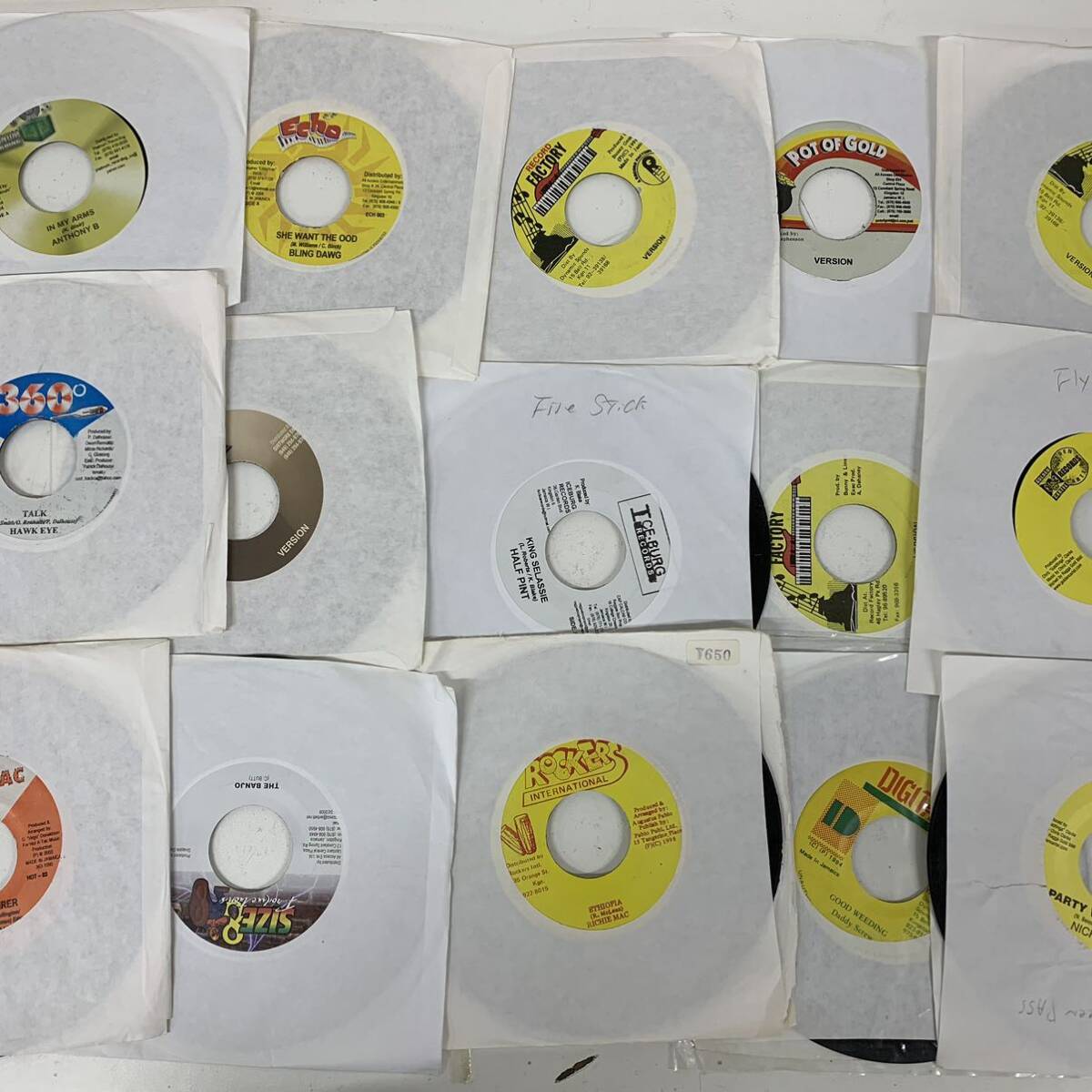 【O-1】 レコードまとめ 約200枚 ジャマイカ盤 ドーナツ EP ダブ ダンスホール レゲエ 1718-4の画像4