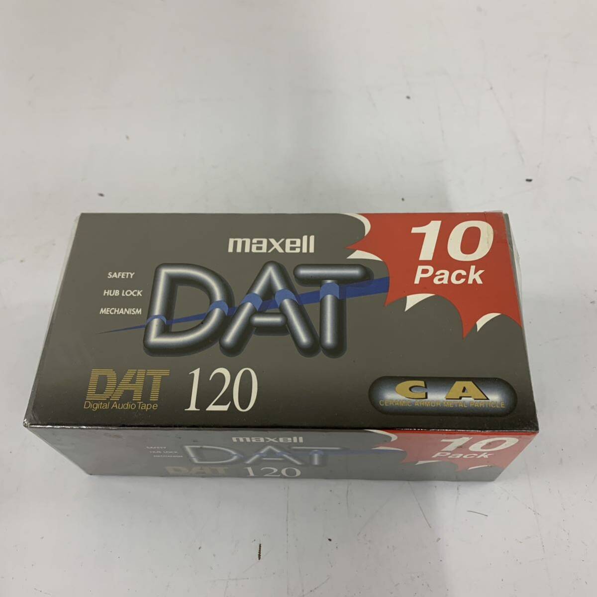 【A-2】 Maxell DAT 120 DATテープ 未開封 10本セット マクセル 希少 ダットテープ 1745-6の画像1
