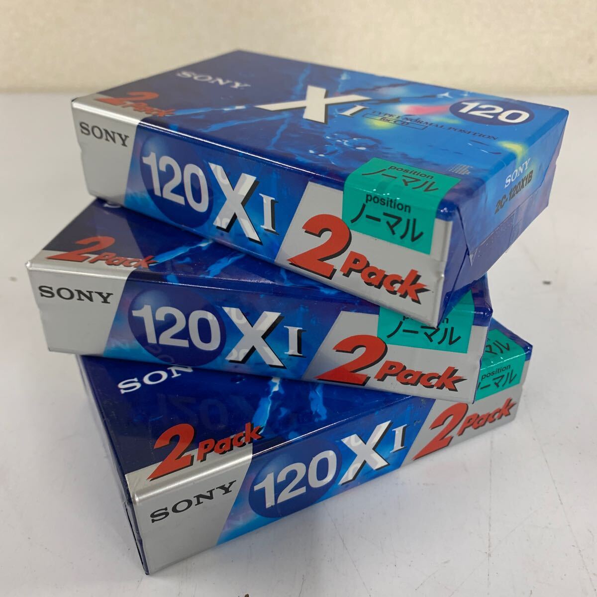 【A-2】 Sony 2C-120X1B カセット 未開封 ６本セット xⅠ TYPE Ⅰ ノーマル 録音 1745-7の画像1