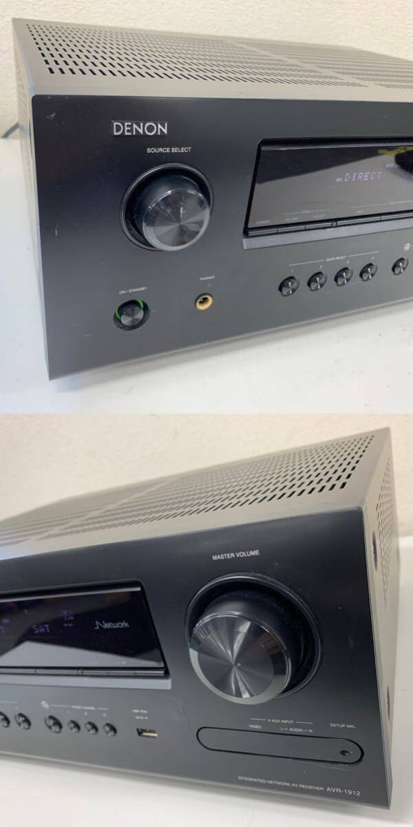 [F-4] DENON AVR-1912 AV ресивер RC-1912 дистанционный пульт Denon кнопка дефект есть Junk 1698-3