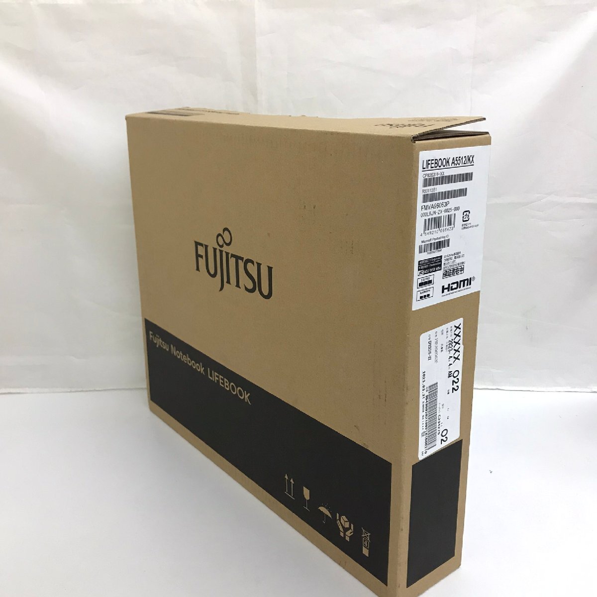  не использовался ноутбук Fujitsu FMVA96063P LIFEBOOK A5512/KX Intel Core i3-1215U процессор SSD 256G HD модель 