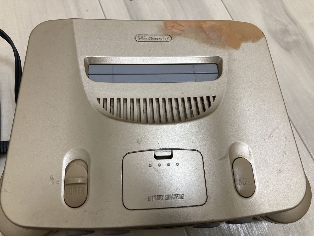  Nintendo 64 полный комплект ( рабочее состояние подтверждено ) soft имеется / полосный . имеется контроллер 