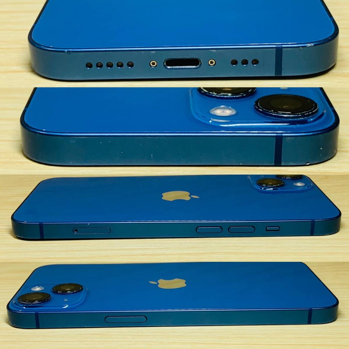 ジャンク Apple版 iPhone13 128GB Blue MLNG3J/A SIMロック解除済 アクティベーションロックオフ [564P16-41613]_画像7