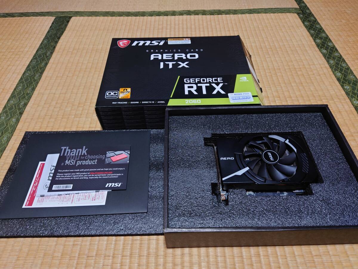 MSI GeForce RTX 2060 AERO ITX 6G OC [PCIExp 6GB]の画像1