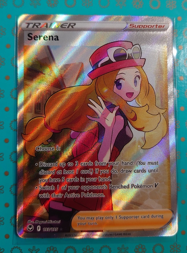 ポケカ 英語版 正規品 セレナ 193/195 SR 海外版 ポケモンカードゲーム Pokemon Serena Full Artの画像1