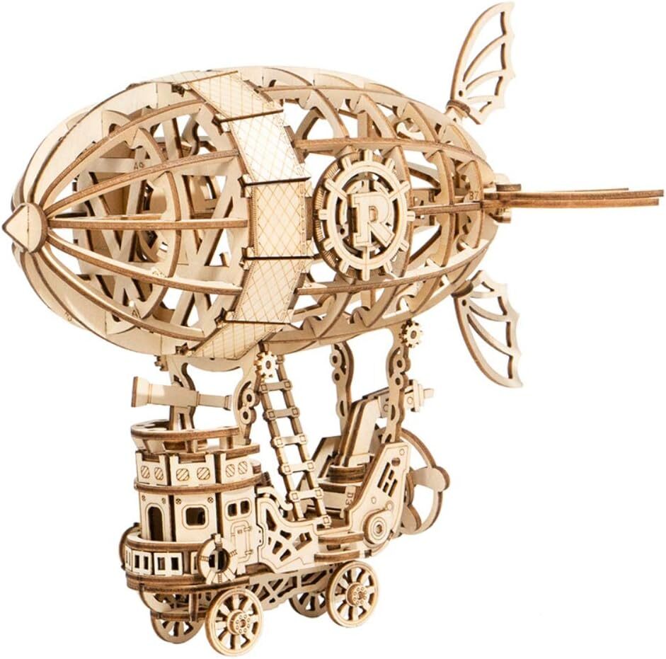 飛行船 Robotime 立体パズル 木製パズル プレゼント おもちゃ オモチャ 知育玩具 男の子 女の子 大人 入園祝い 新年 _画像1