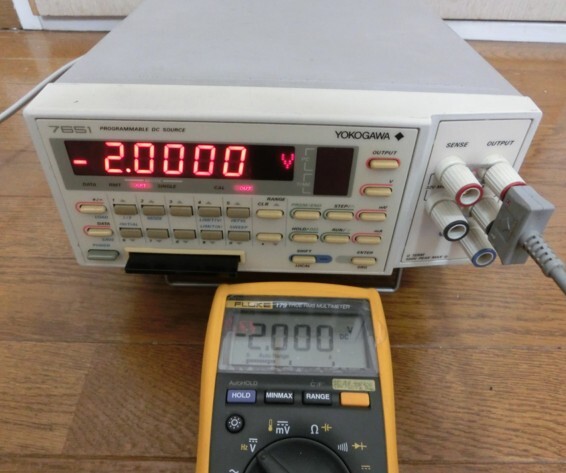 動作確認済 765101 YOKOGAWA PROGRAMMABLE DC SOURCE 横河電機 7651 プログラマブル直流電圧/電流源 電源の画像5