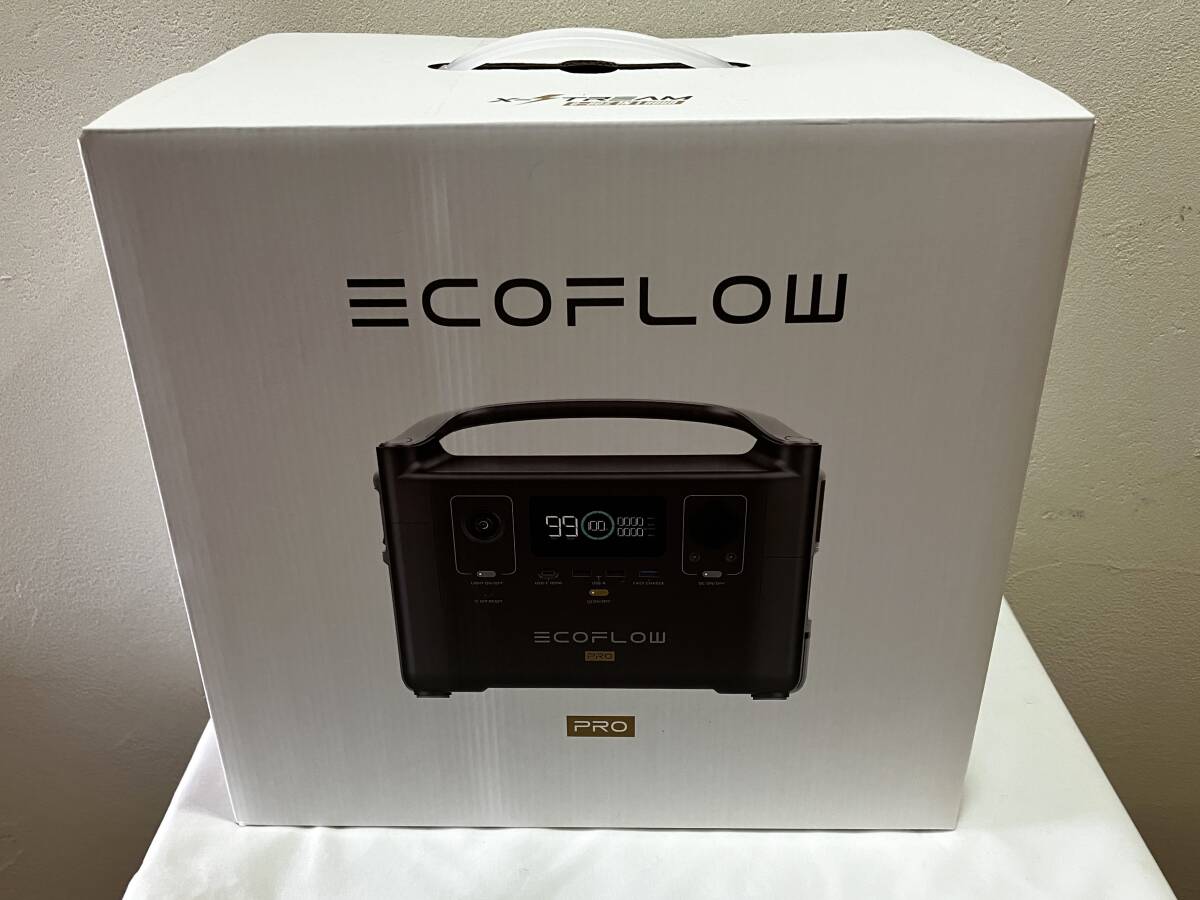 EF ECOFLOW ポータブル電源 EcoFlow RIVER Pro 720Wh X-Boost機能付き 高速充電_画像1