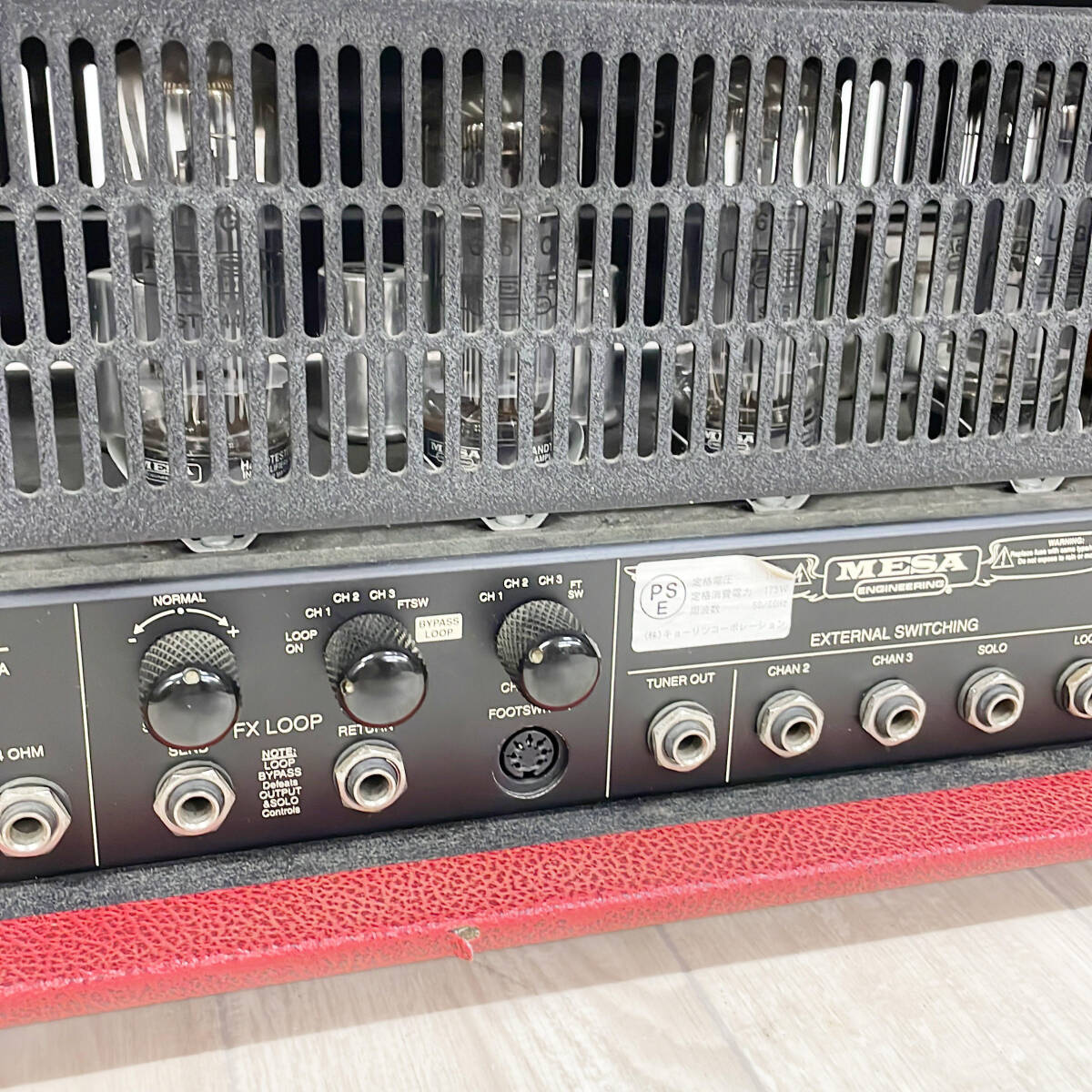 Mesa Boogie Dual Rectifier 100W Head 赤 レッド カスタム オーダー メサブギー デュアルレクチ 通電のみ 動作未確認の画像8