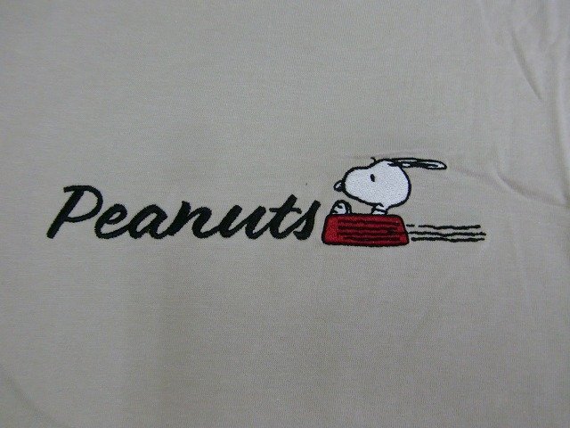 新品 スヌーピー/SNOOPY 半袖Ｔシャツ肌LL メンズ レディース アメカジ アウトドア PEANUTS ロゴ刺繍 ベーシック 激カワ メール便可能 夏_画像3