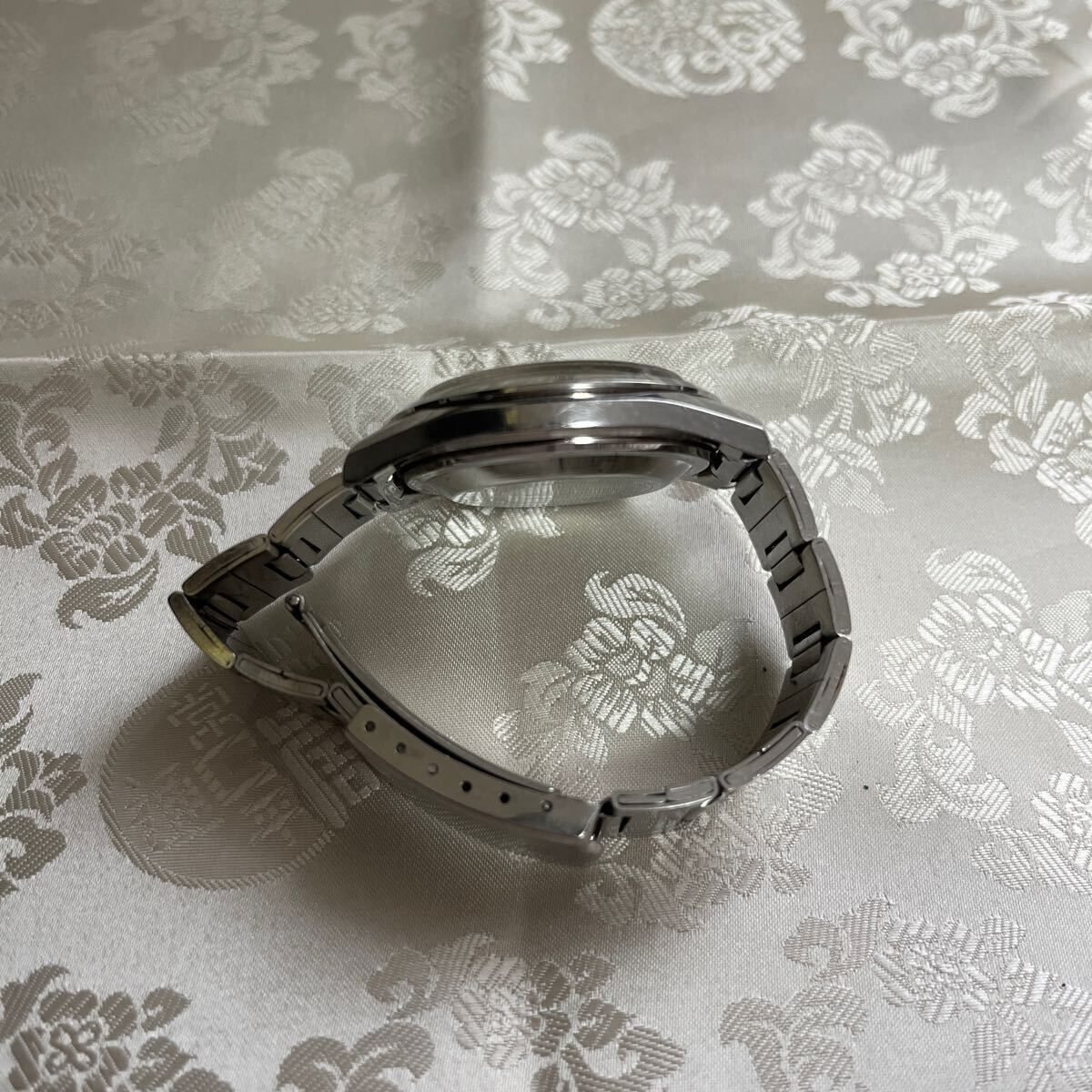 稼働品 SEIKO5 セイコー ファイブ 6119-8021 自動巻き 腕時計 デイデイト 21石 （KO）_画像5