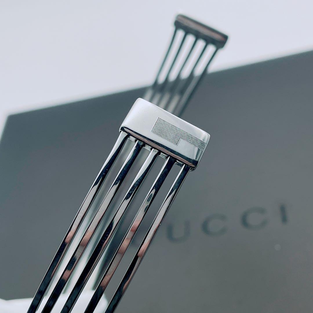[ прекрасный товар ]GUCCI Gucci браслет 5 линия тросик серебряный 925