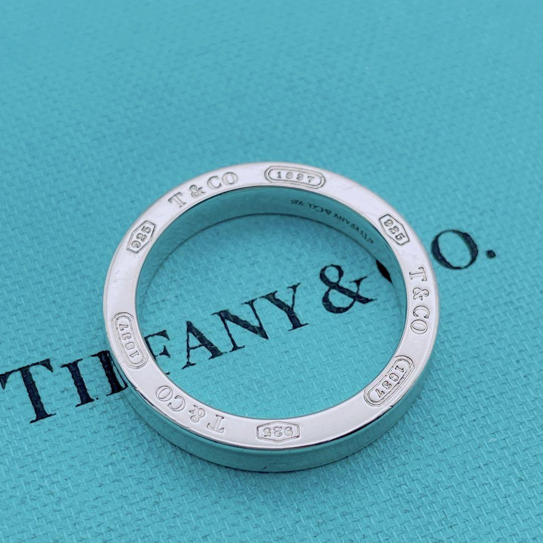 【極美品】希少　Tiffany & Co. リング　ナロー　シルバー　約15号_画像2