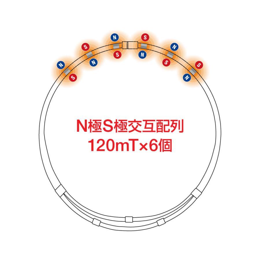 2★送料140円～アウトレット★コラントッテ Colantotte●ワックルネック TWIN(ツイン)●ピンク●Mサイズ/45cm●首/肩のコリに効く/ABAAU12M_画像5