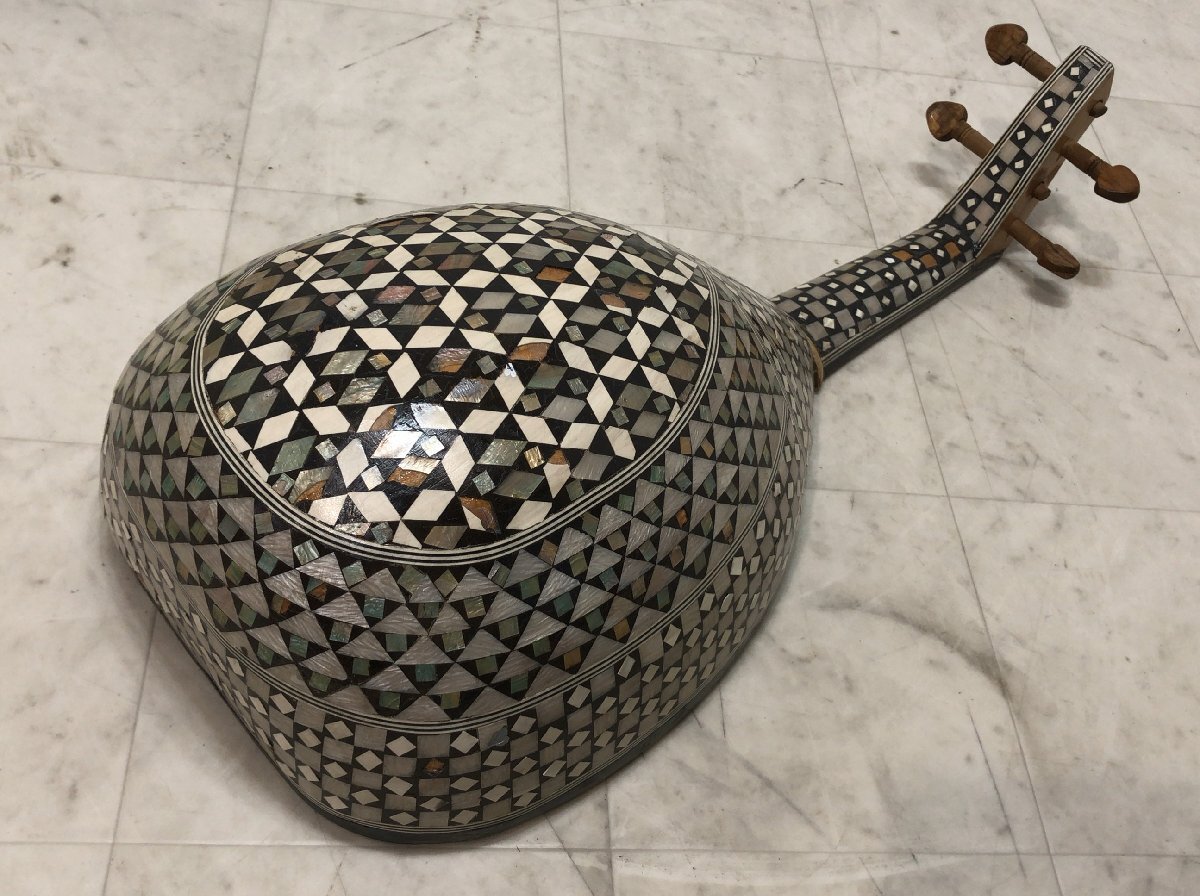 ウード 豪華装飾 エジプト 民族楽器楽器 弦楽器●F034T538の画像4