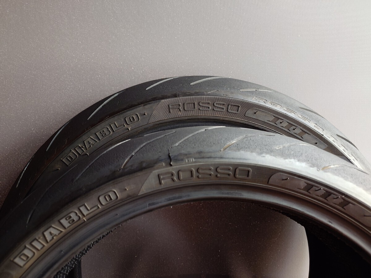 ピレリ 120/70ZR17 190/55ZR17 PIRELLI ROSSOⅢ ロッソ3 前後セット ☆ ダンロップ スーパーコルサ ロッソコルサ ☆の画像7