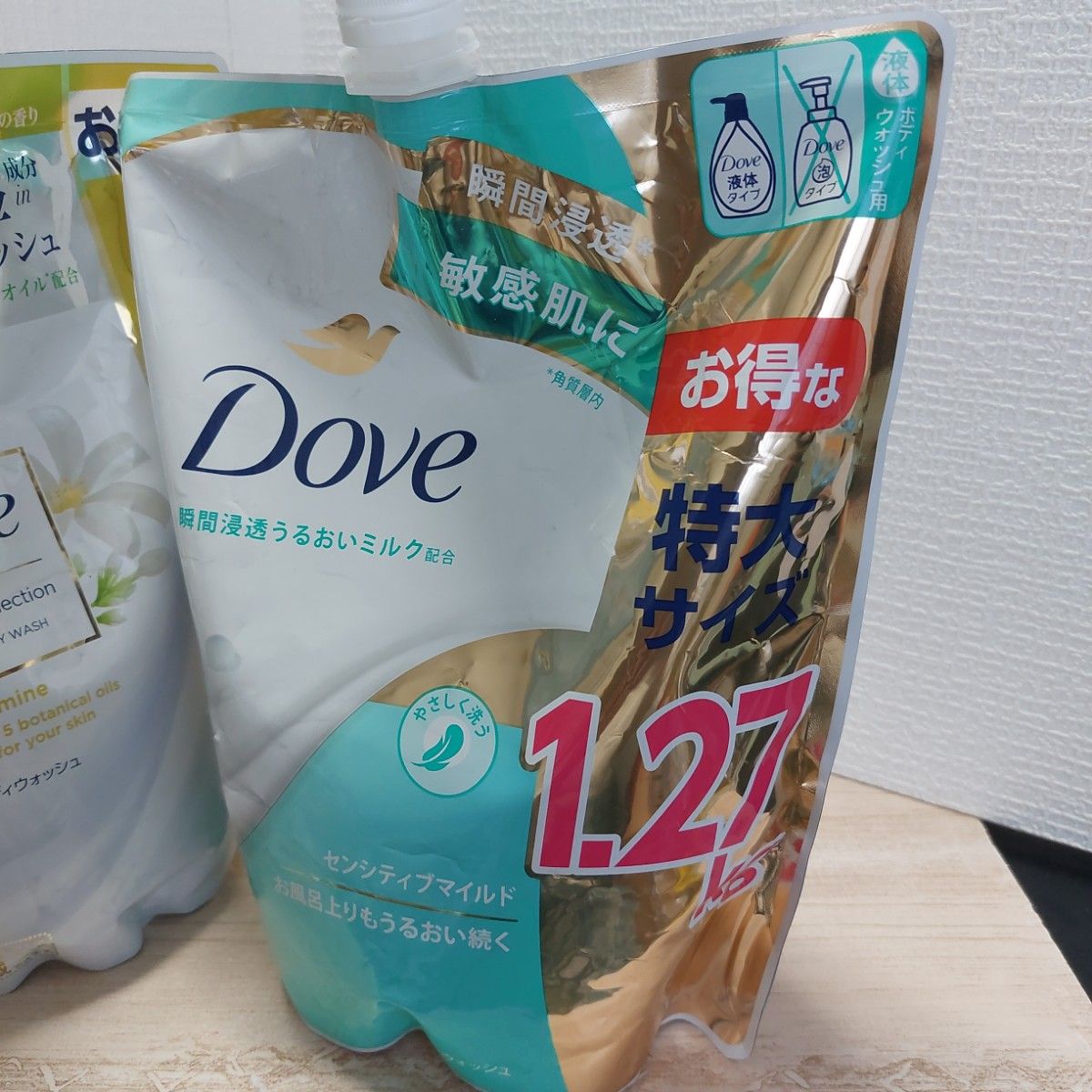 Dove☆詰め替えボディソープ+ハダカラ