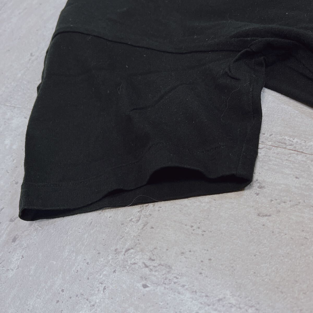 美品 96ss COMME des GARCONS HOMME PLUS コムデギャルソンオムプリュス 半袖Tシャツ Tシャツ カットソー ブラック クルーネック 90sの画像4