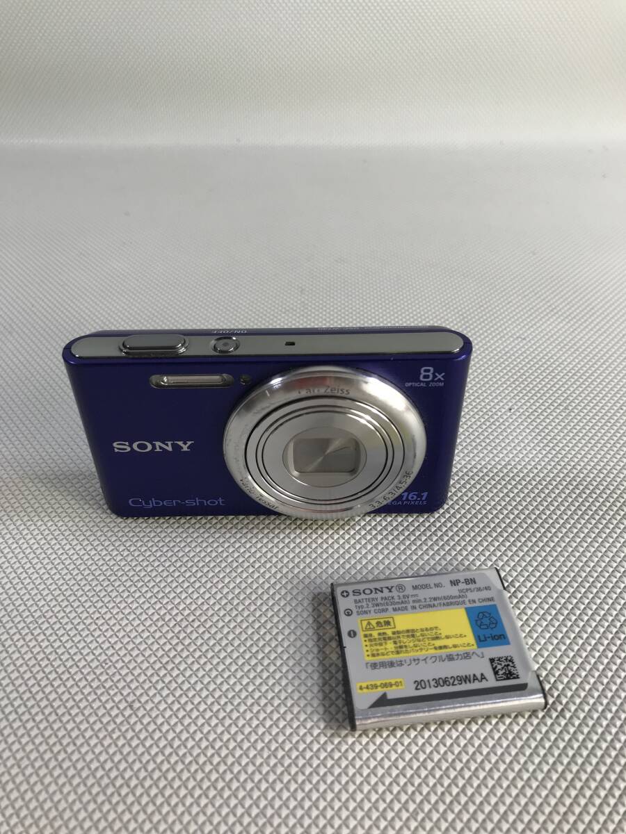 S4669◇SONY ソニー デジタルカメラ デジカメ Cyber-shot 16.1 MEGA PIXELS DSC-W730 バッテリー NP-BN【保証あり】240401