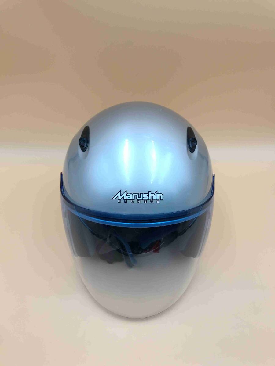 A10503*Marushin Marushin шлем шлем M-400 XL (61~62. не достиг ) серебряный [ не проверка ]240422