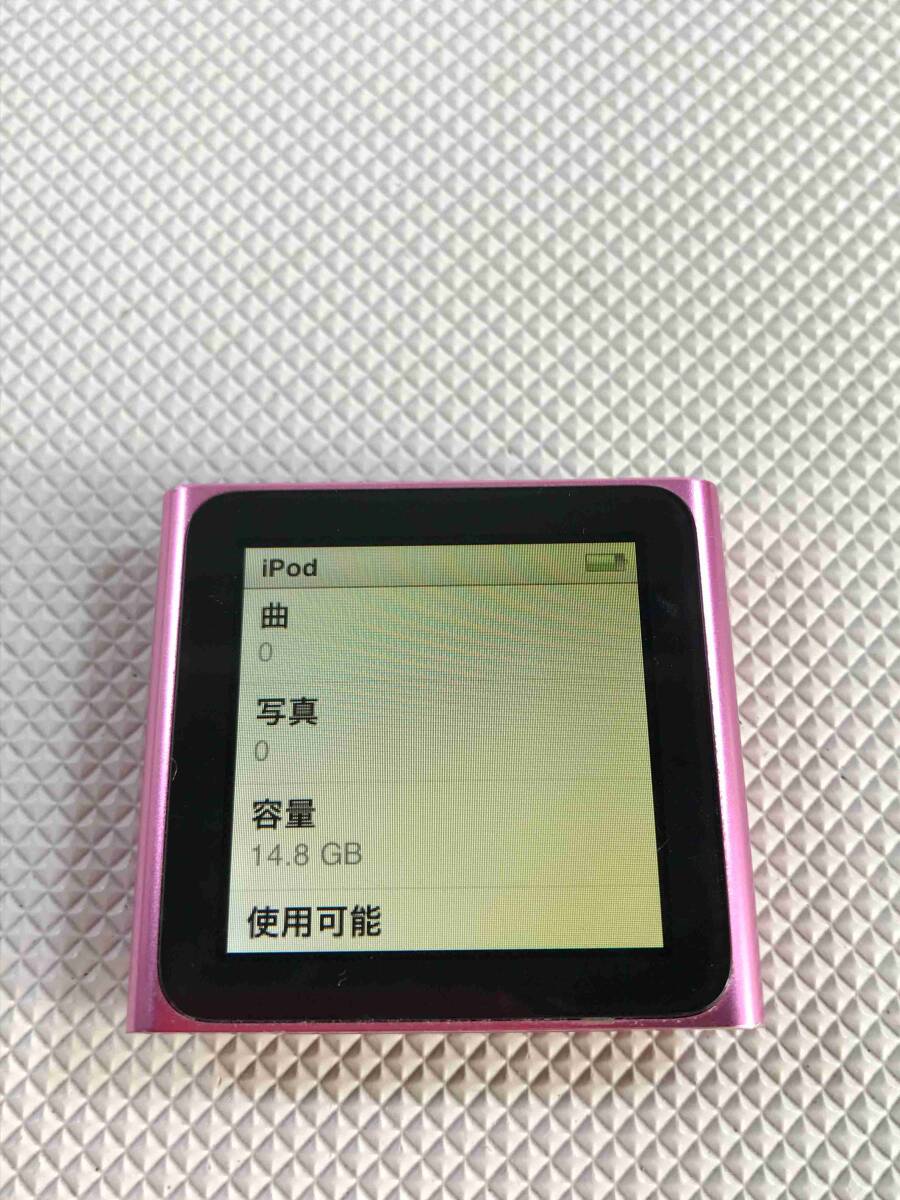 S5062◇Apple アップル iPod nano アイポッド MC698J 16GB リセット済【保証あり】240426_画像4