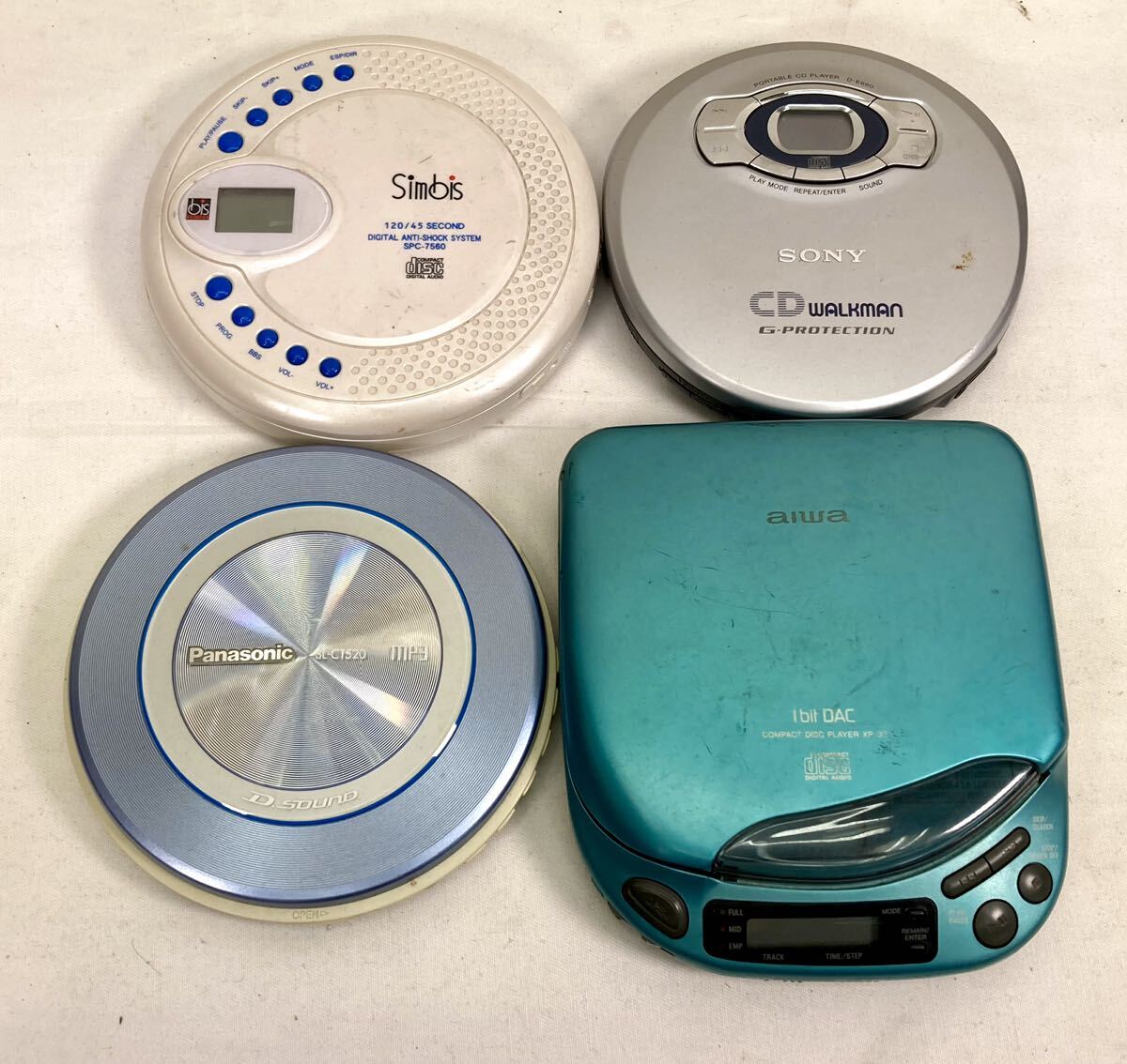 ポータブルプレーヤー WALKMAN ウォークマン SONY/Panasonic/aiwa/TOSHIBA CD カセット プレーヤー ラジオ レトロ まとめ 当時物 宝探し_画像6