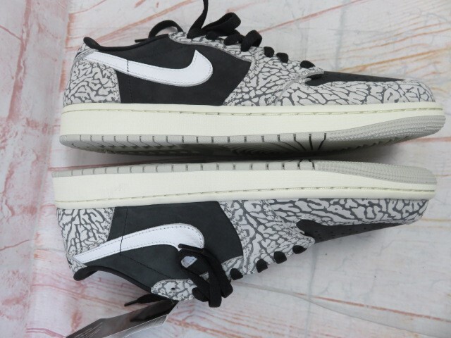 箱有 NIKE ナイキ AIR JORDAN 1 LOW OG エアジョーダン スニーカー CZ0790-001 ブラック 27.5cm 991775294＃4の画像6