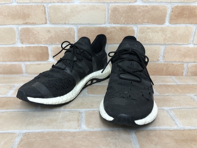 Y-3 ワイスリー APPROACH LOW ローカットスニーカー AQ1605 ブラック US9 111385737の画像1