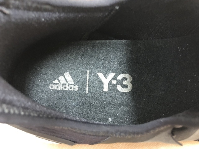 Y-3 ワイスリー APPROACH LOW ローカットスニーカー AQ1605 ブラック US9 111385737の画像8