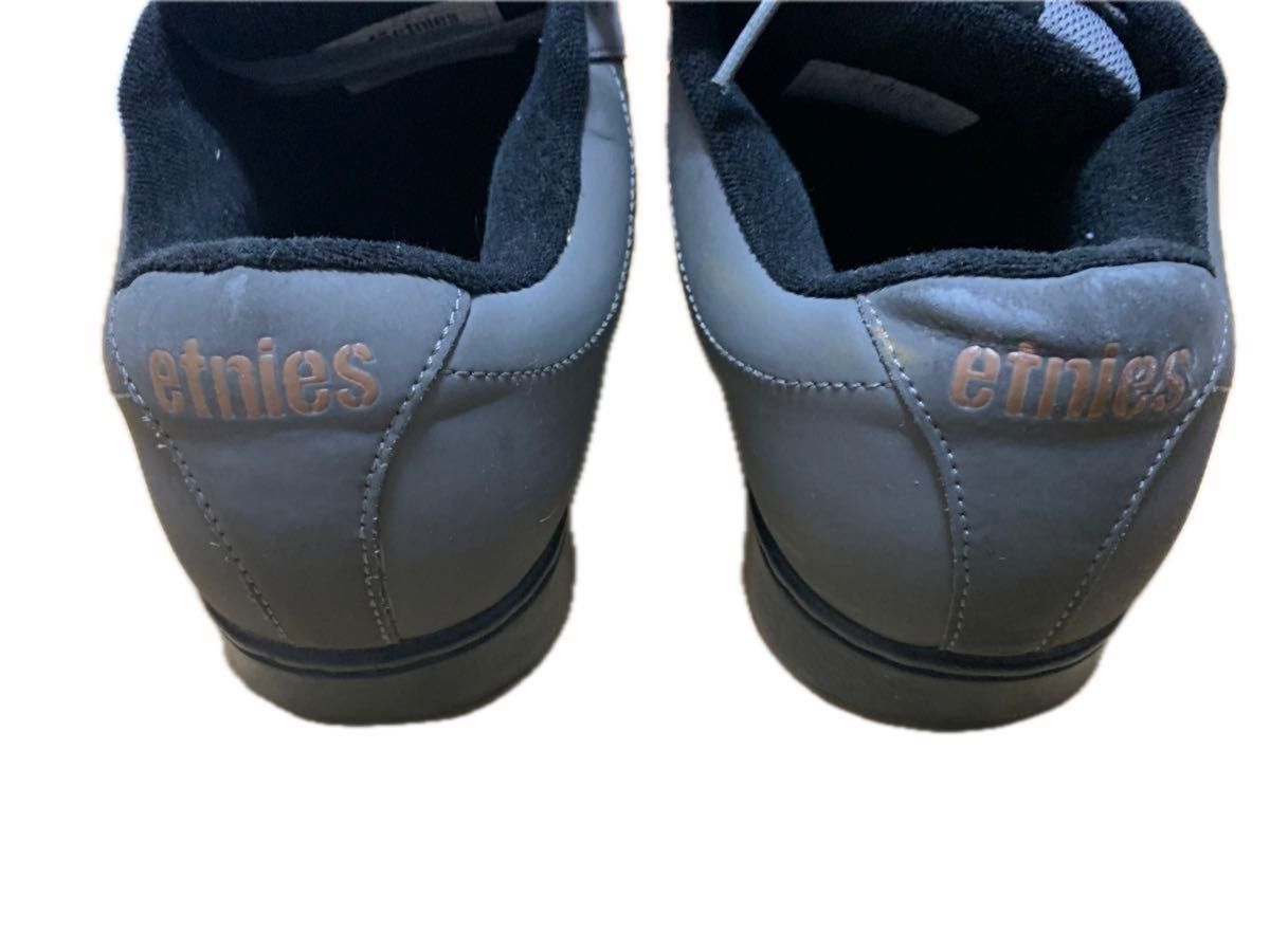 Etnies(エトニーズ)スニーカー シューズ Kingpin Grey, Black & Gold Skate Shoes