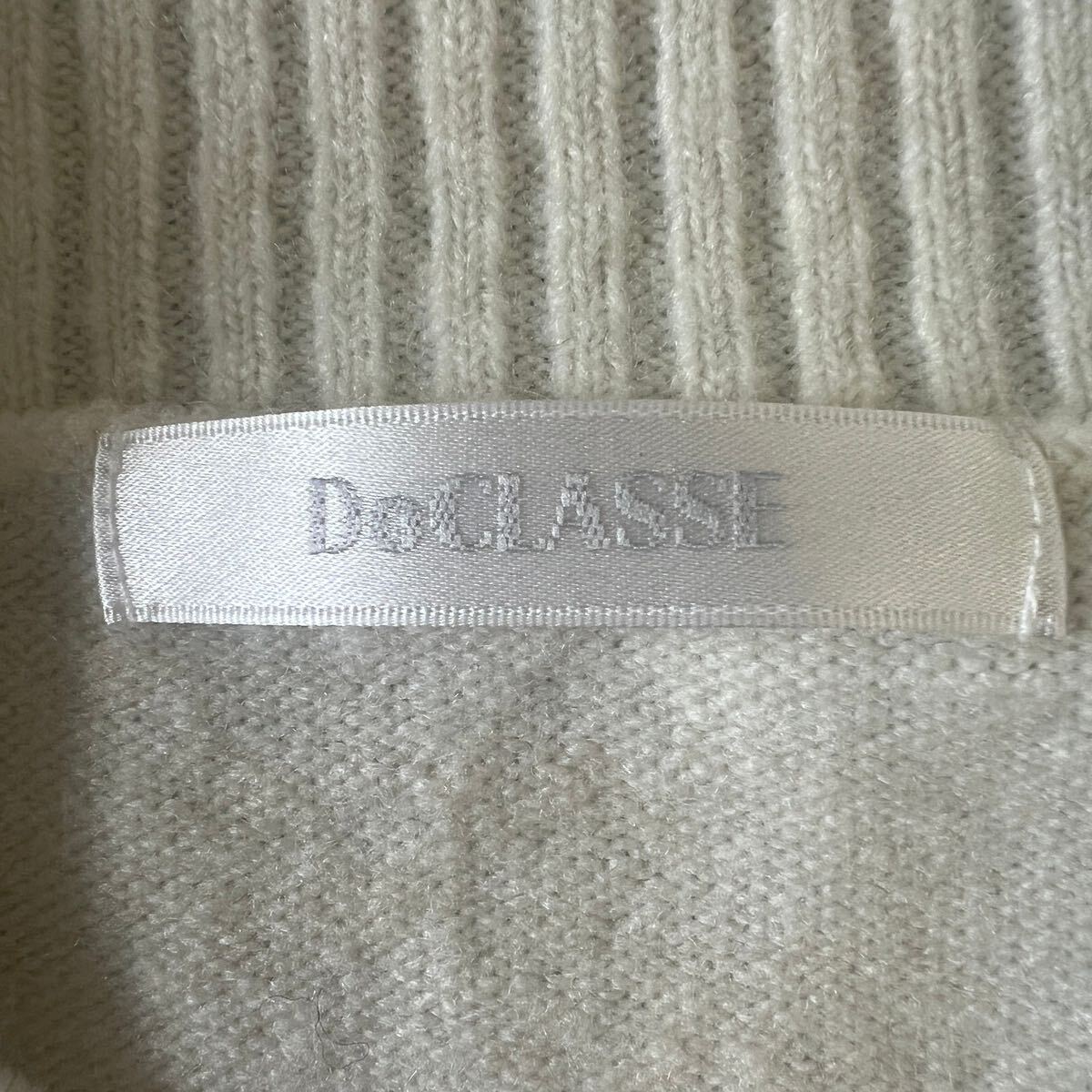 ドゥクラッセ DoCLASSE 大人可愛い☆ ゆるニット ボーダーニット セーター 定番 ゆったり オーバーサイズ 体型カバーの画像6