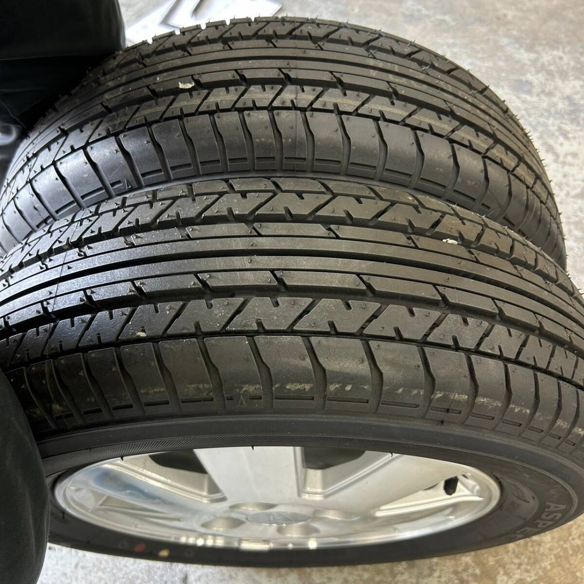 4穴■ダイハツ純正 2020年製 ヨコハマ ASPEC 165/65R13 4本■040904R_画像9