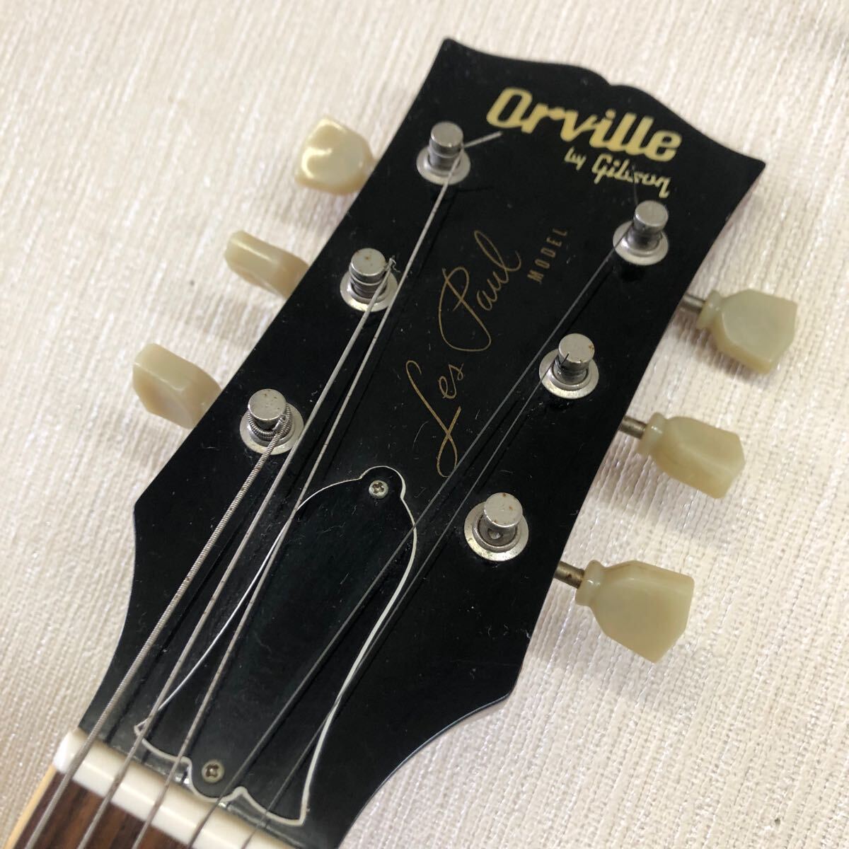 【ジャンク品】Orville by Gibson レスポールモデル Les Paul MODEL オーヴィルバイギブソン 未チェック 錆あり_画像6