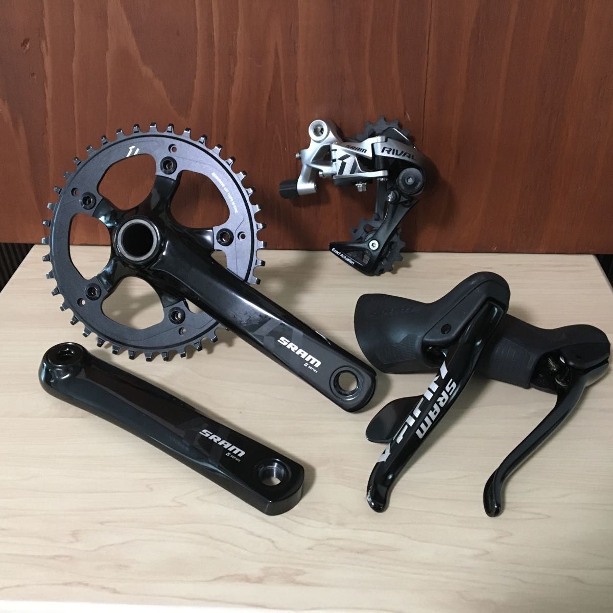 SRAM フロントシングル用セット Apex Rival S350クランクセット SRAM フロントシングル用セット Apex Rival S350クランクセット