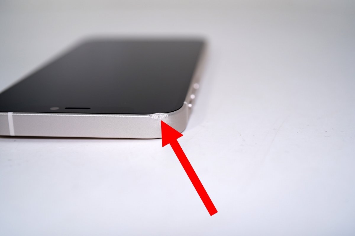 1円 Apple iPhone12 mini 128GB White MGDM3J/A バッテリ88% SIMフリー AU ソフトバンクに最適 中古良品 作動OK 迅速対応の画像7